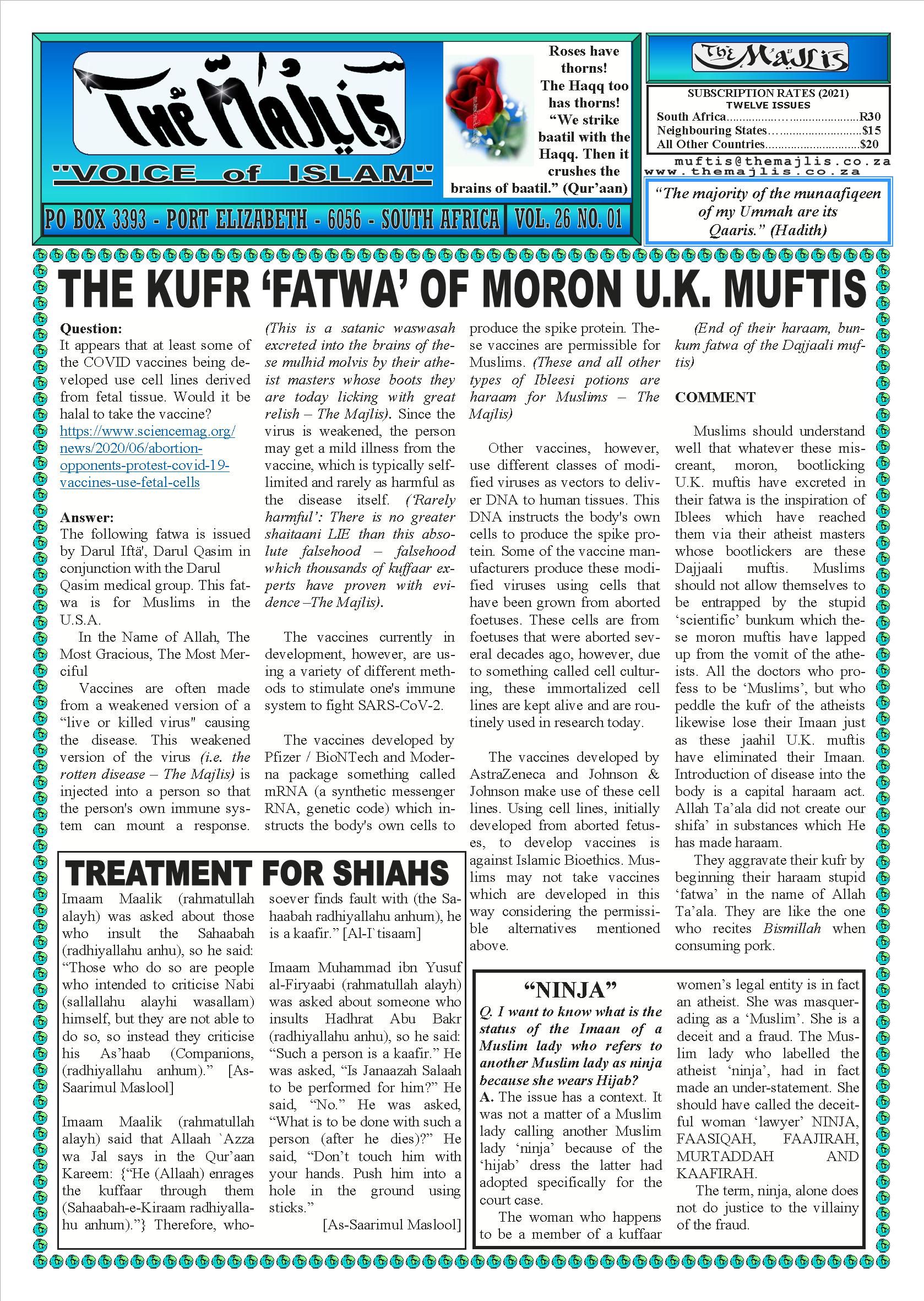 MAJLIS VOL 26 NO 01 MAJLIS VOL 26 NO 01